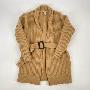 White + Warren Cashmere Belted Cardigan